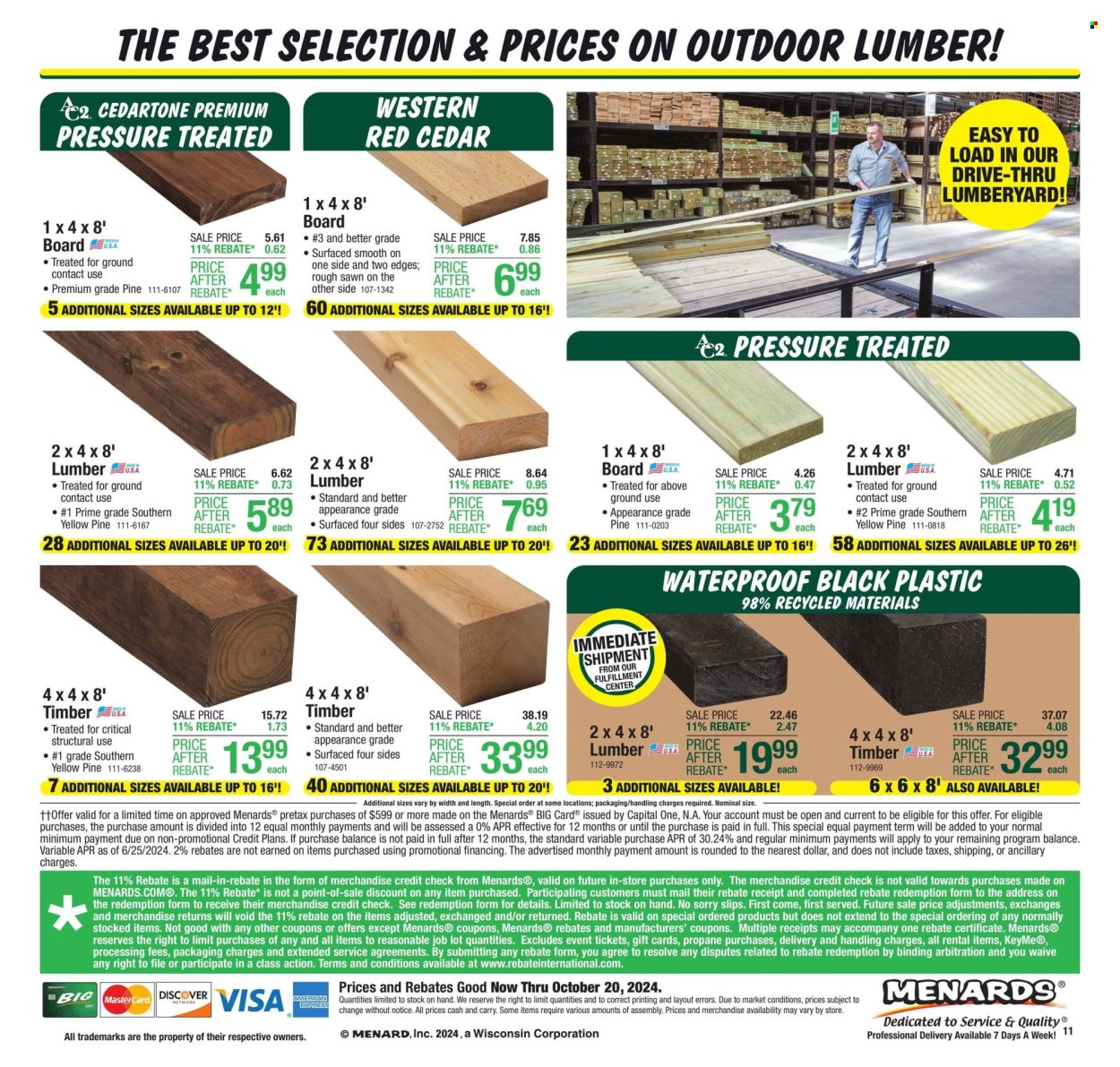 Menards ad - 10/10/2024 - 10/20/2024. Page 24
