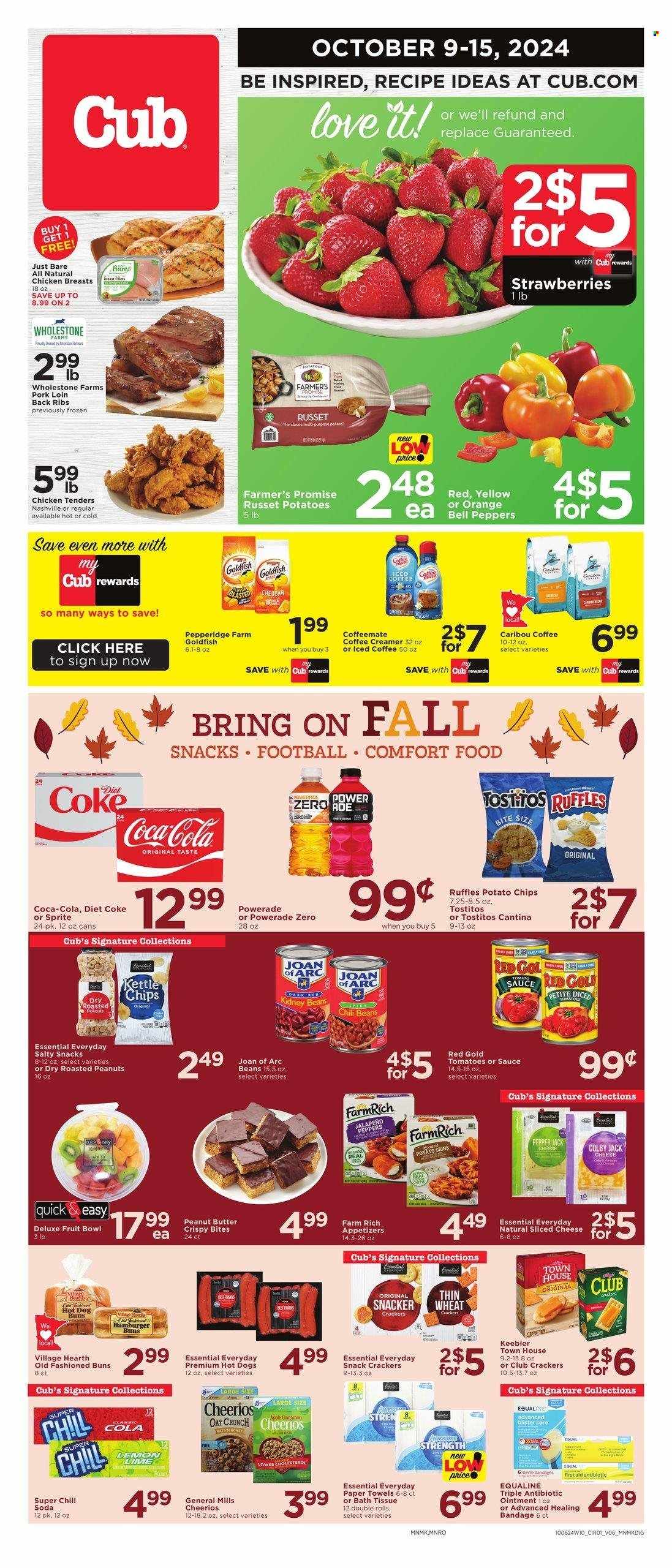 Cub Foods ad - 10/09/2024 - 10/15/2024. Page 1