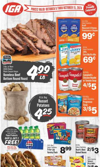 IGA Flyer - 10/09/2024 - 10/15/2024.