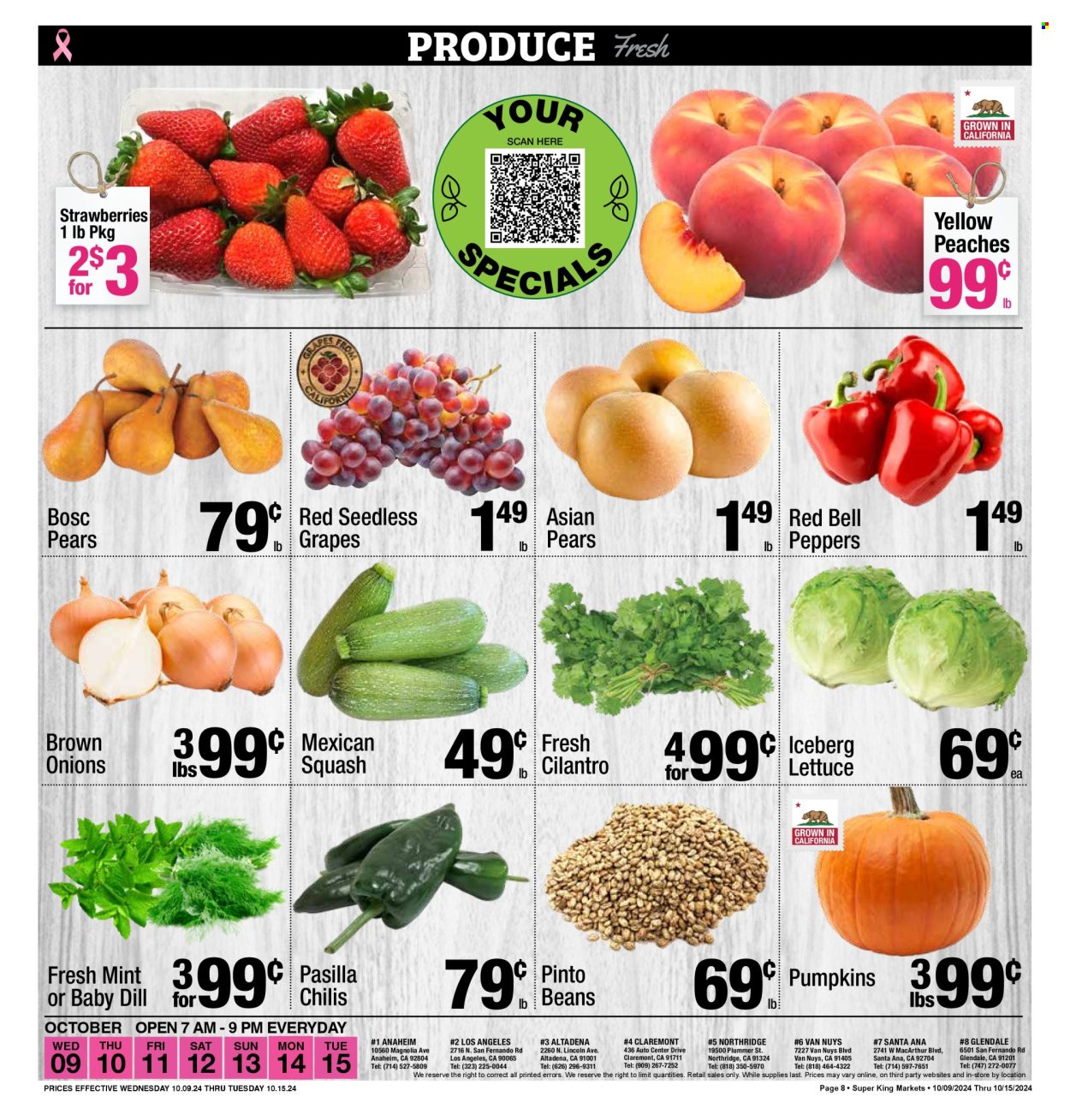 Super King Markets ad - 10/09/2024 - 10/15/2024. Page 8