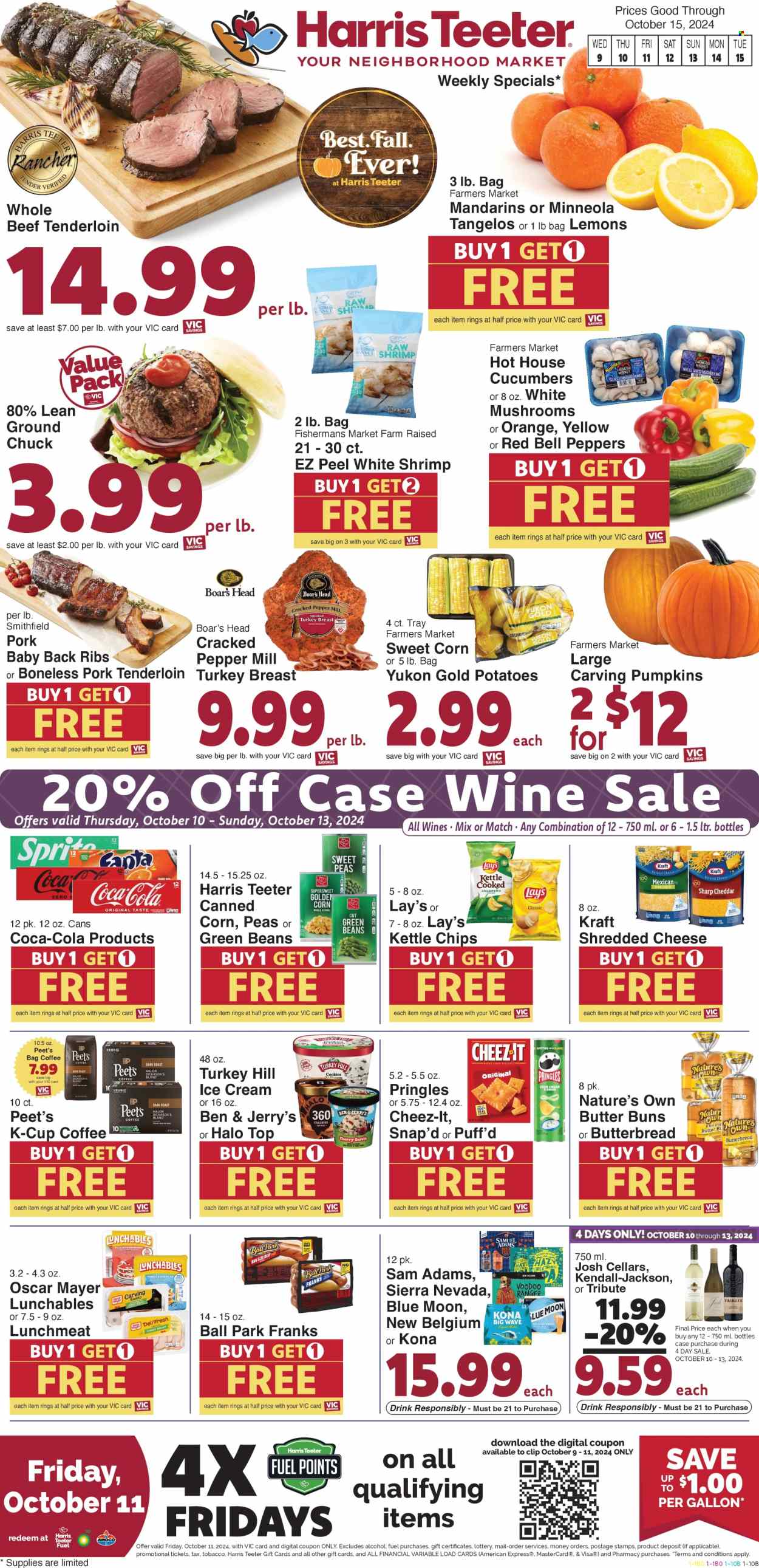 Harris Teeter ad - 10/09/2024 - 10/15/2024. Page 1