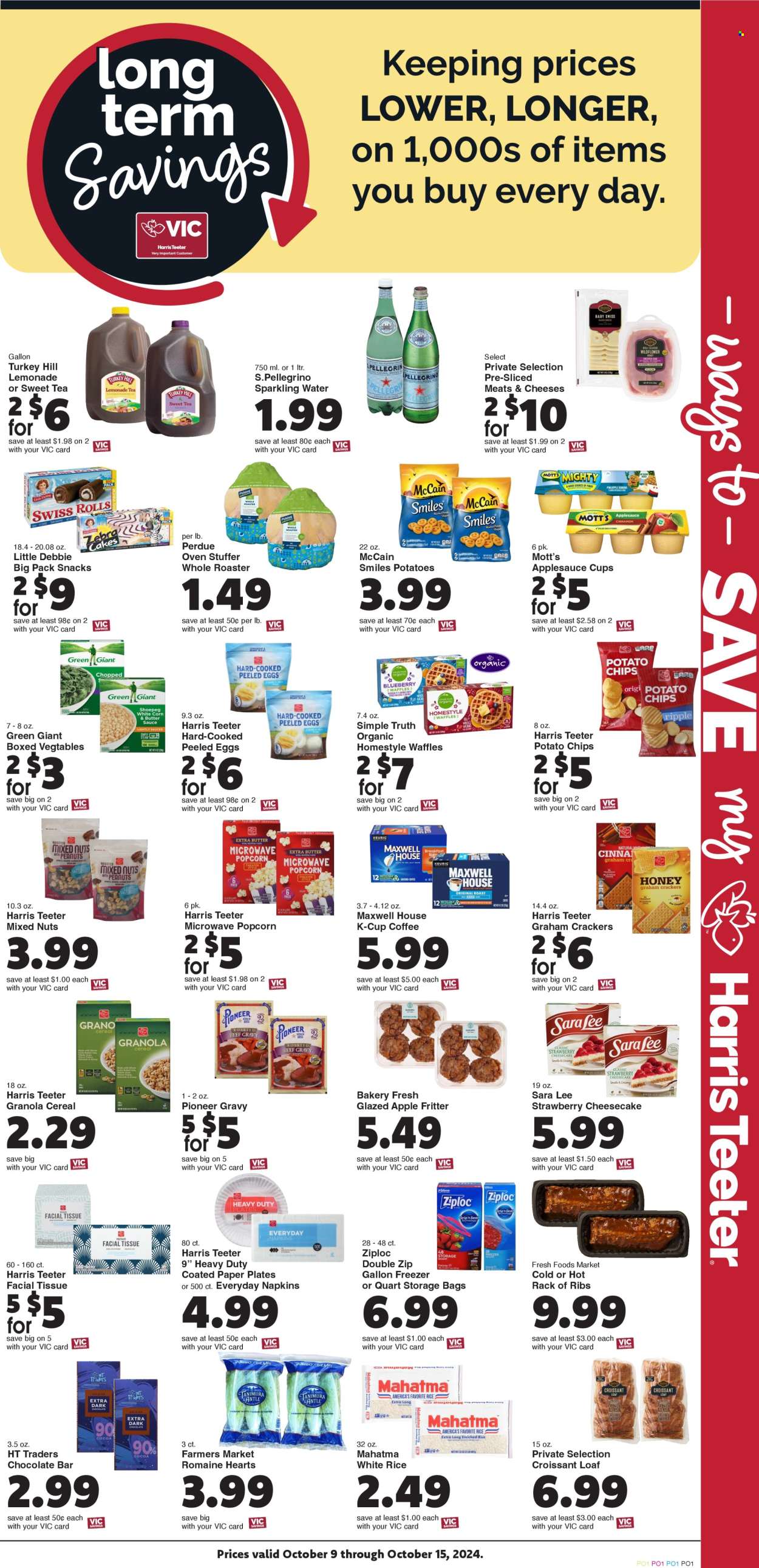 Harris Teeter ad - 10/09/2024 - 10/15/2024. Page 7