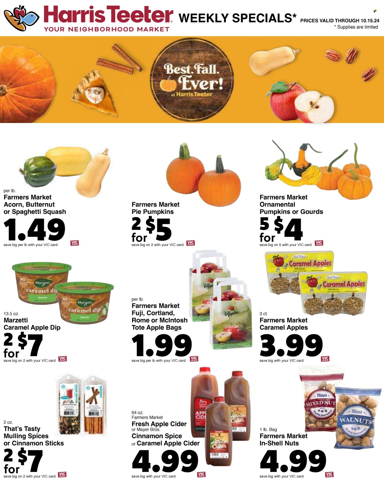 Harris Teeter ad - 10/09/2024 - 10/15/2024. Page 16