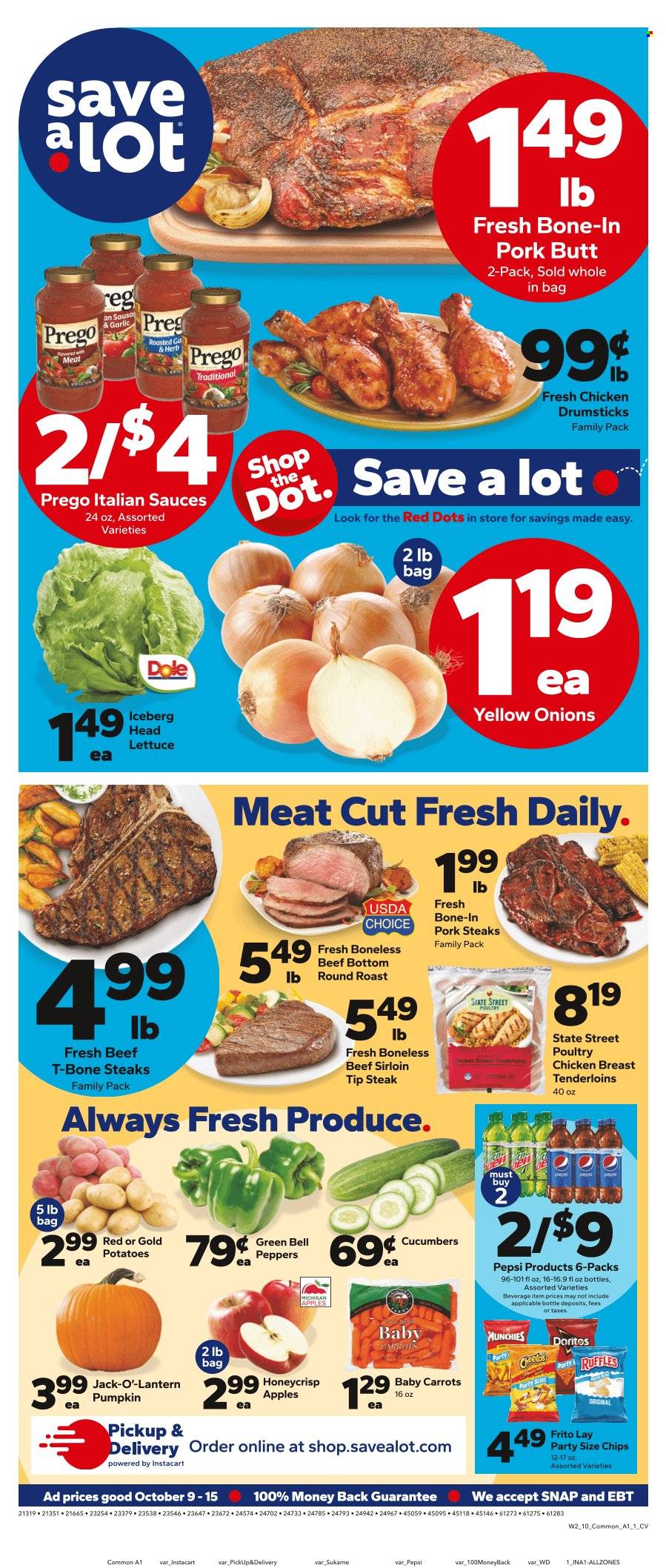 Save a Lot ad - 10/09/2024 - 10/15/2024. Page 1
