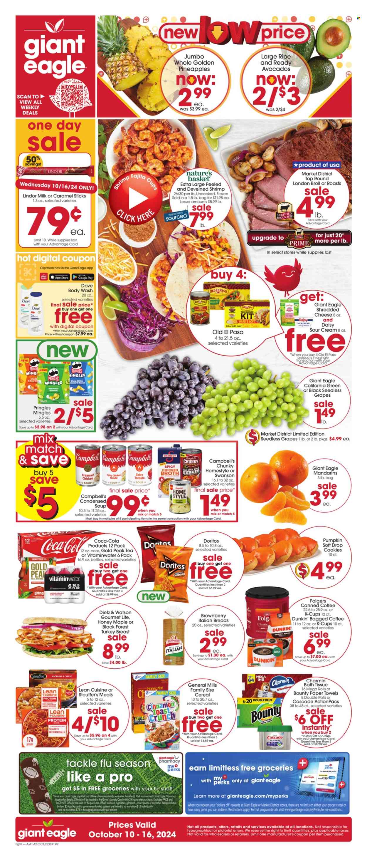 Giant Eagle ad - 10/10/2024 - 10/16/2024. Page 1
