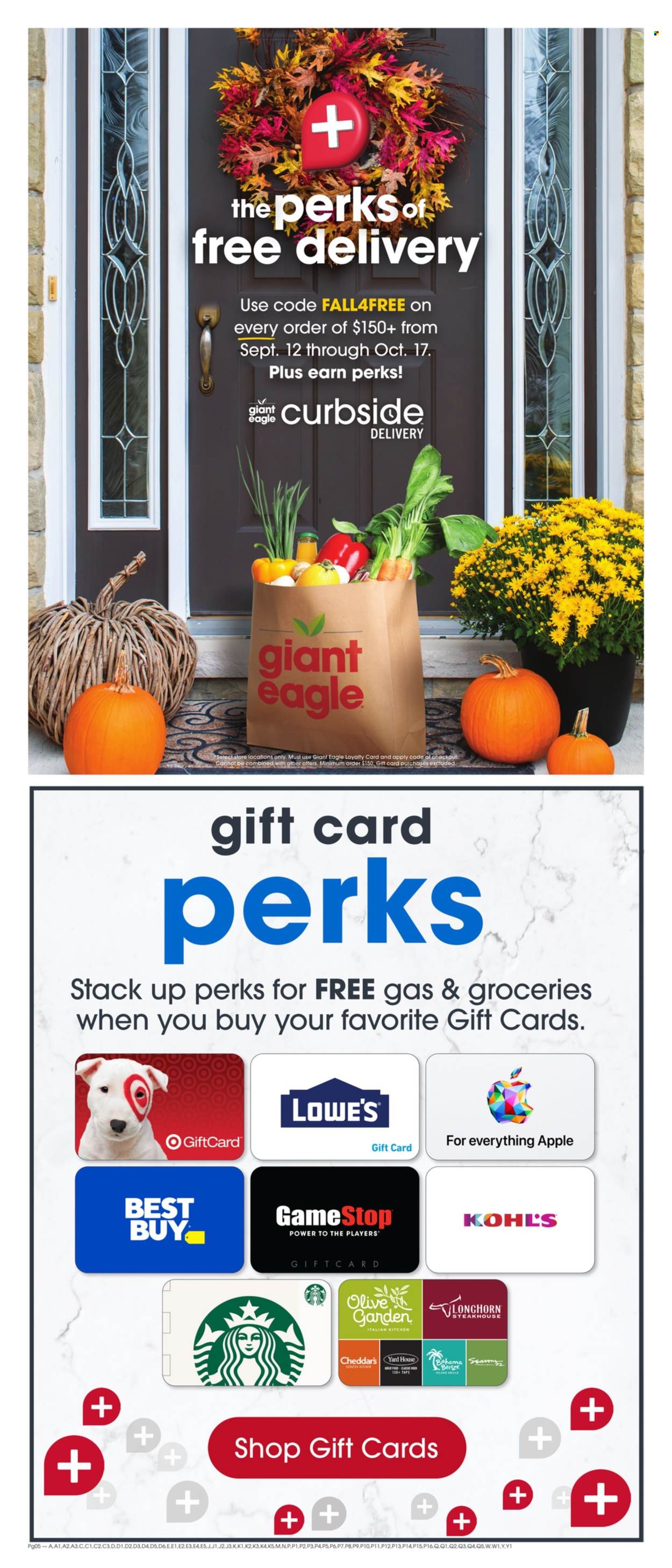 Giant Eagle ad - 10/10/2024 - 10/16/2024. Page 5