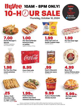 Hy-Vee Flyer - 10/10/2024 - 10/10/2024.