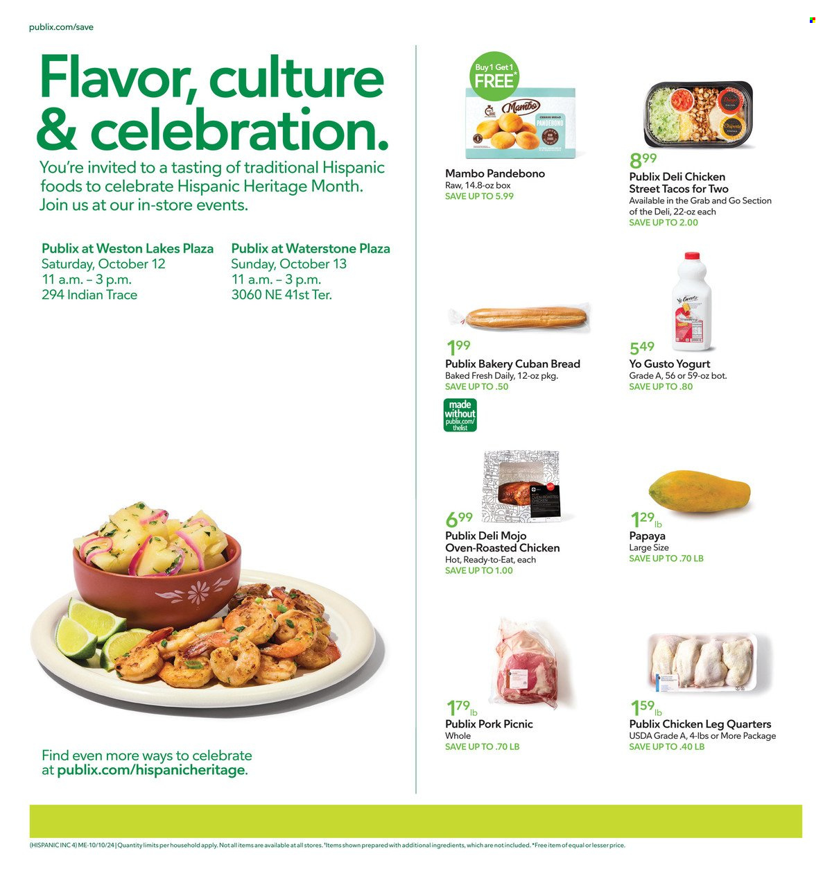 Publix ad - 10/10/2024 - 10/16/2024. Page 4