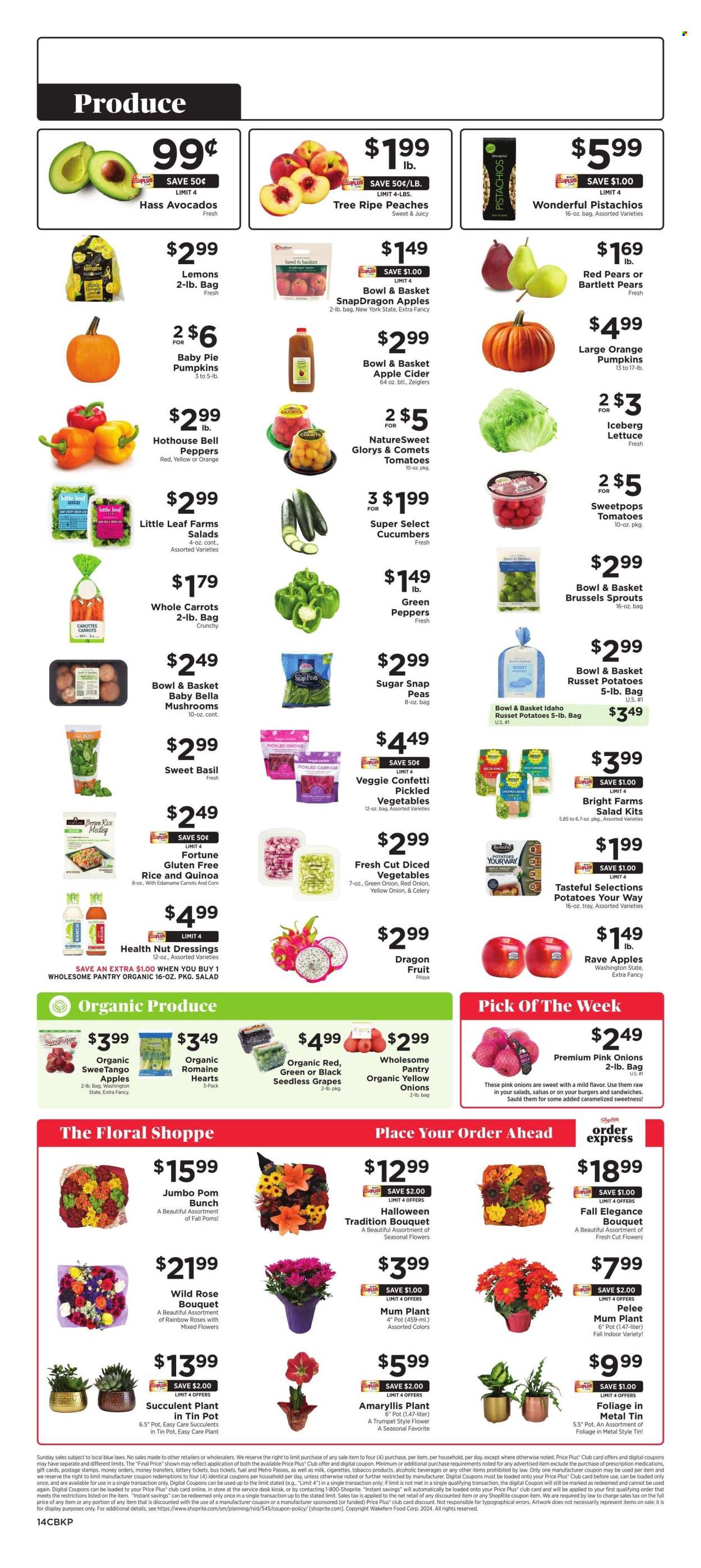 ShopRite ad - 10/11/2024 - 10/17/2024. Page 14