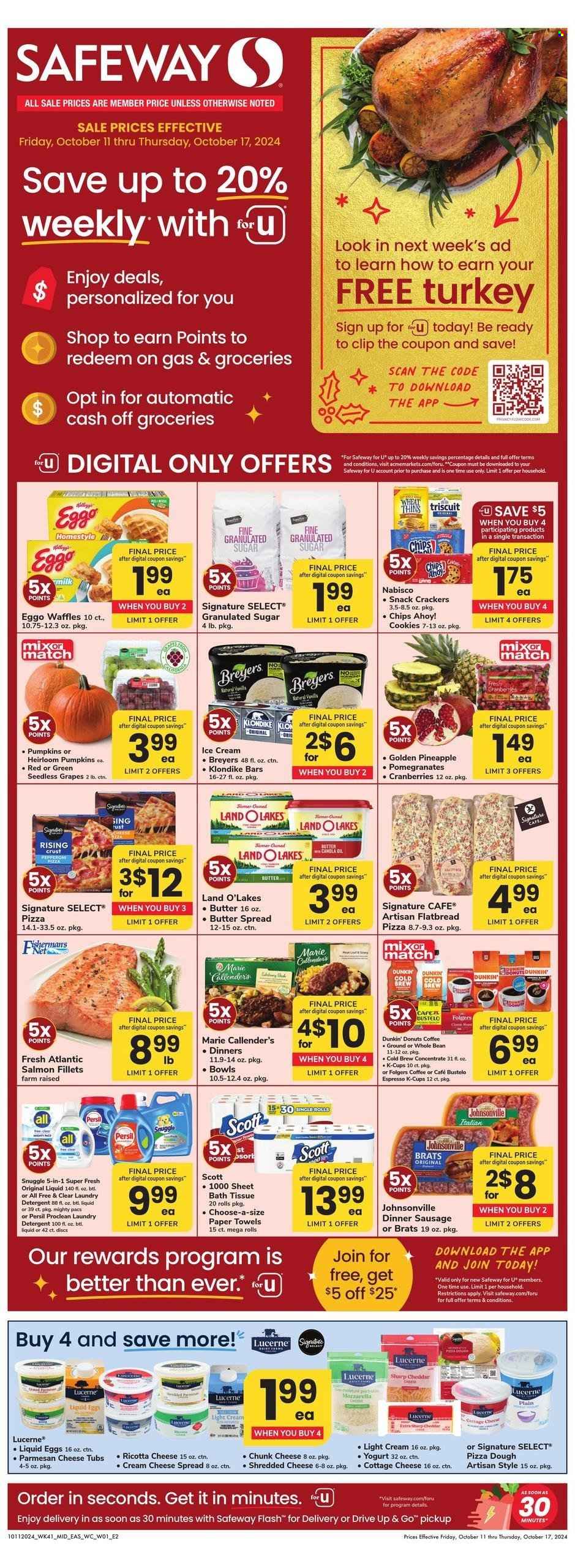 Safeway ad - 10/11/2024 - 10/17/2024. Page 1