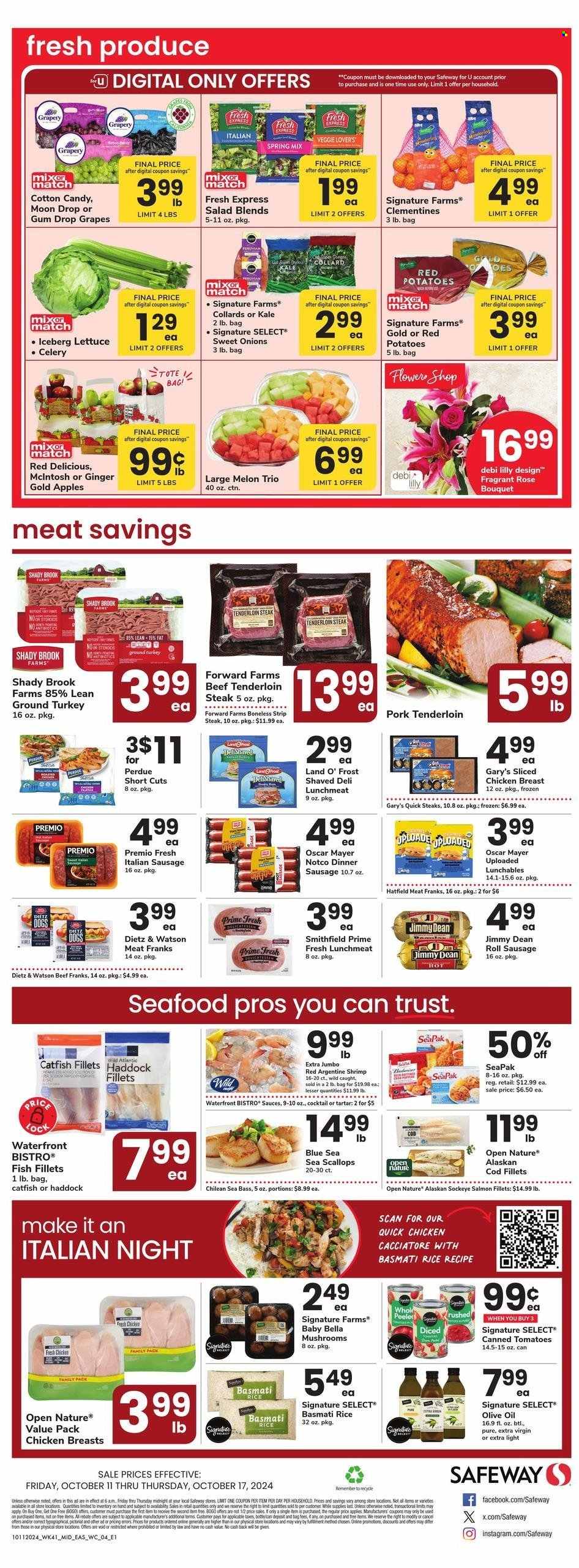 Safeway ad - 10/11/2024 - 10/17/2024. Page 5