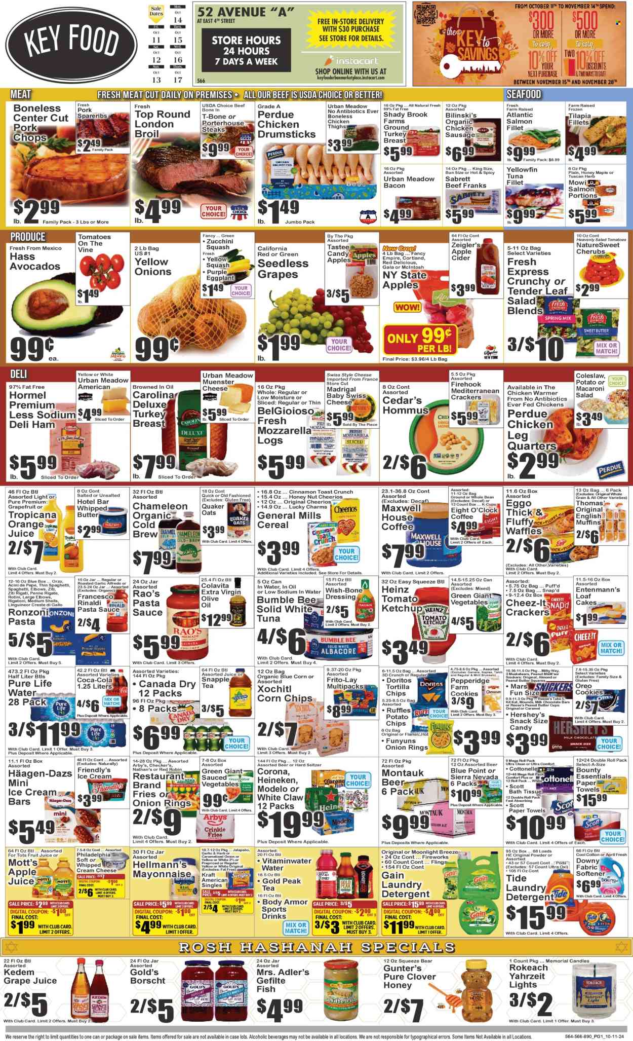 Key Food ad - 10/11/2024 - 10/17/2024. Page 1