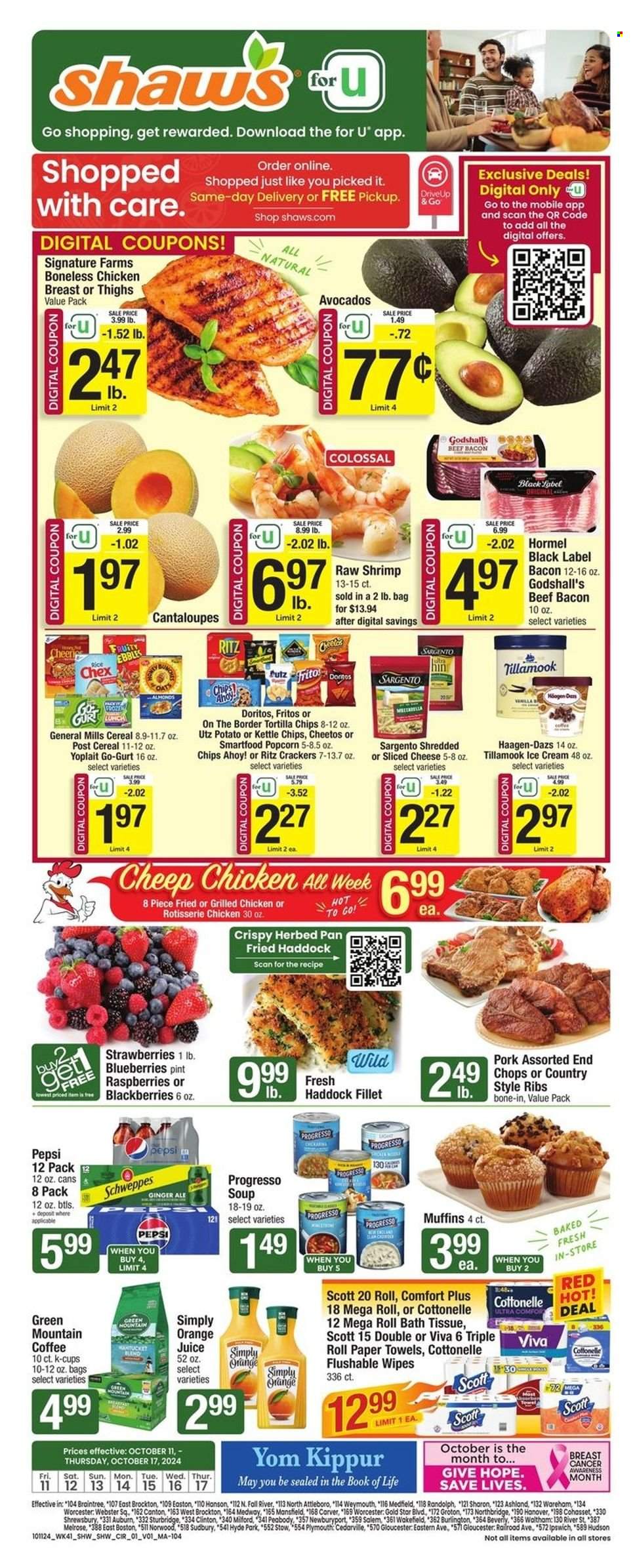 Shaw’s ad - 10/11/2024 - 10/17/2024. Page 1