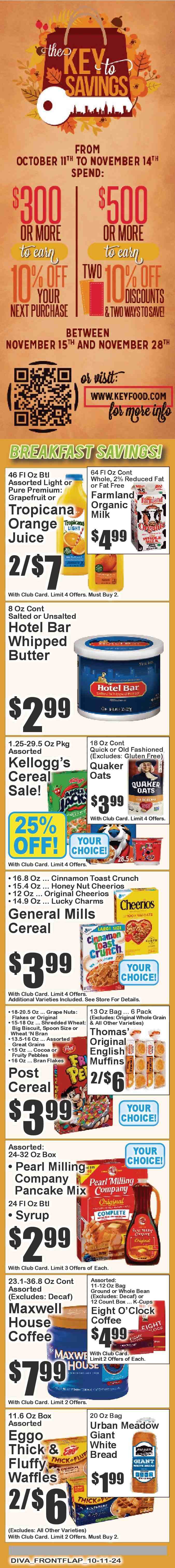 Key Food ad - 10/11/2024 - 10/17/2024. Page 7