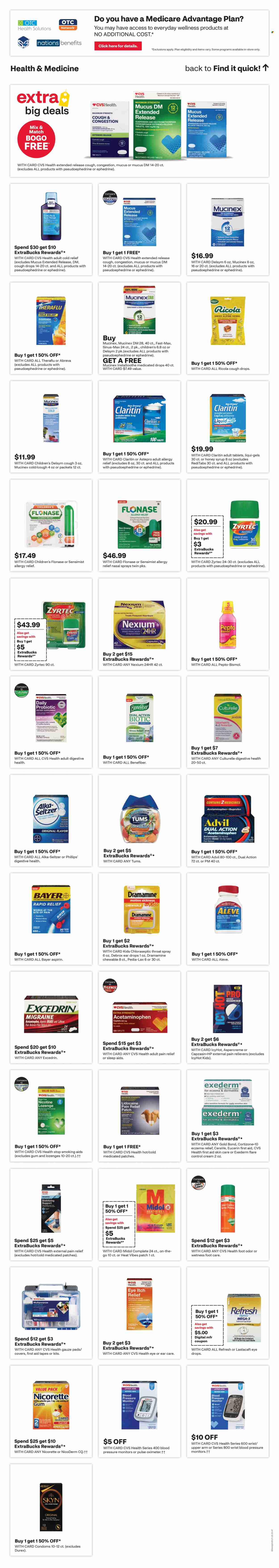CVS Pharmacy ad - 10/13/2024 - 10/19/2024. Page 7