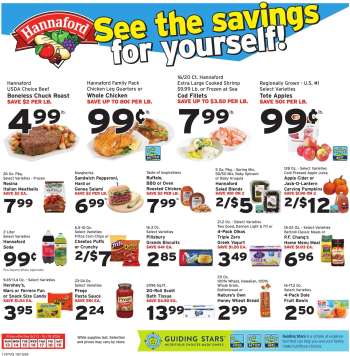 Hannaford Flyer - 10/13/2024 - 10/19/2024.