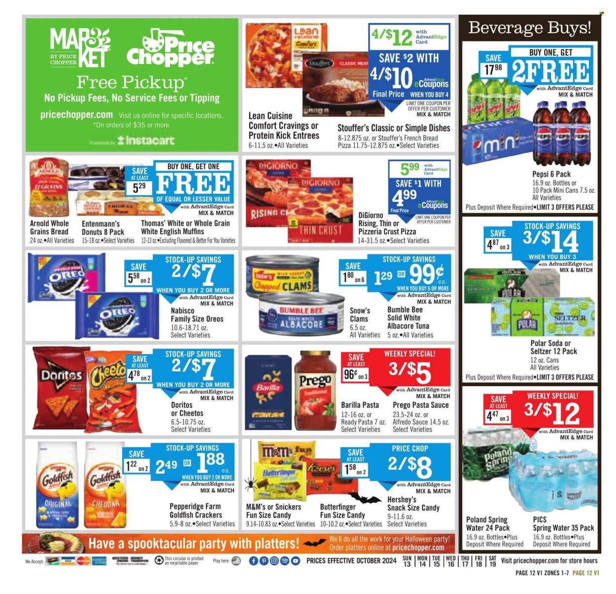 Price Chopper ad - 10/13/2024 - 10/19/2024. Page 12