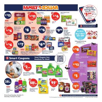 Family Dollar Flyer - 10/13/2024 - 10/19/2024.