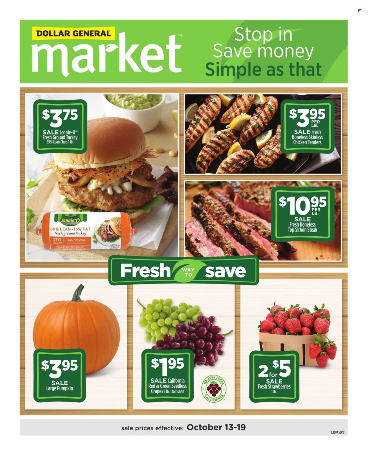 Dollar General ad - 10/13/2024 - 10/19/2024. Page 1