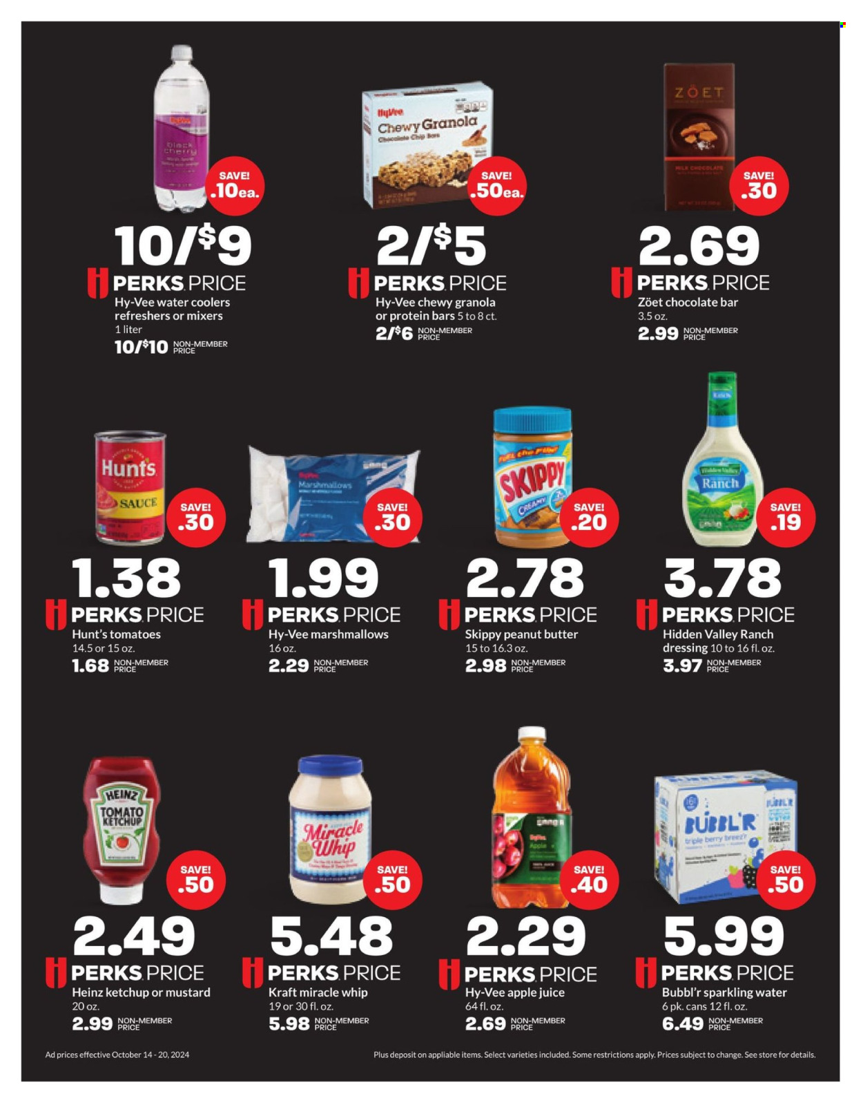 Hy-Vee ad - 10/14/2024 - 10/20/2024. Page 3