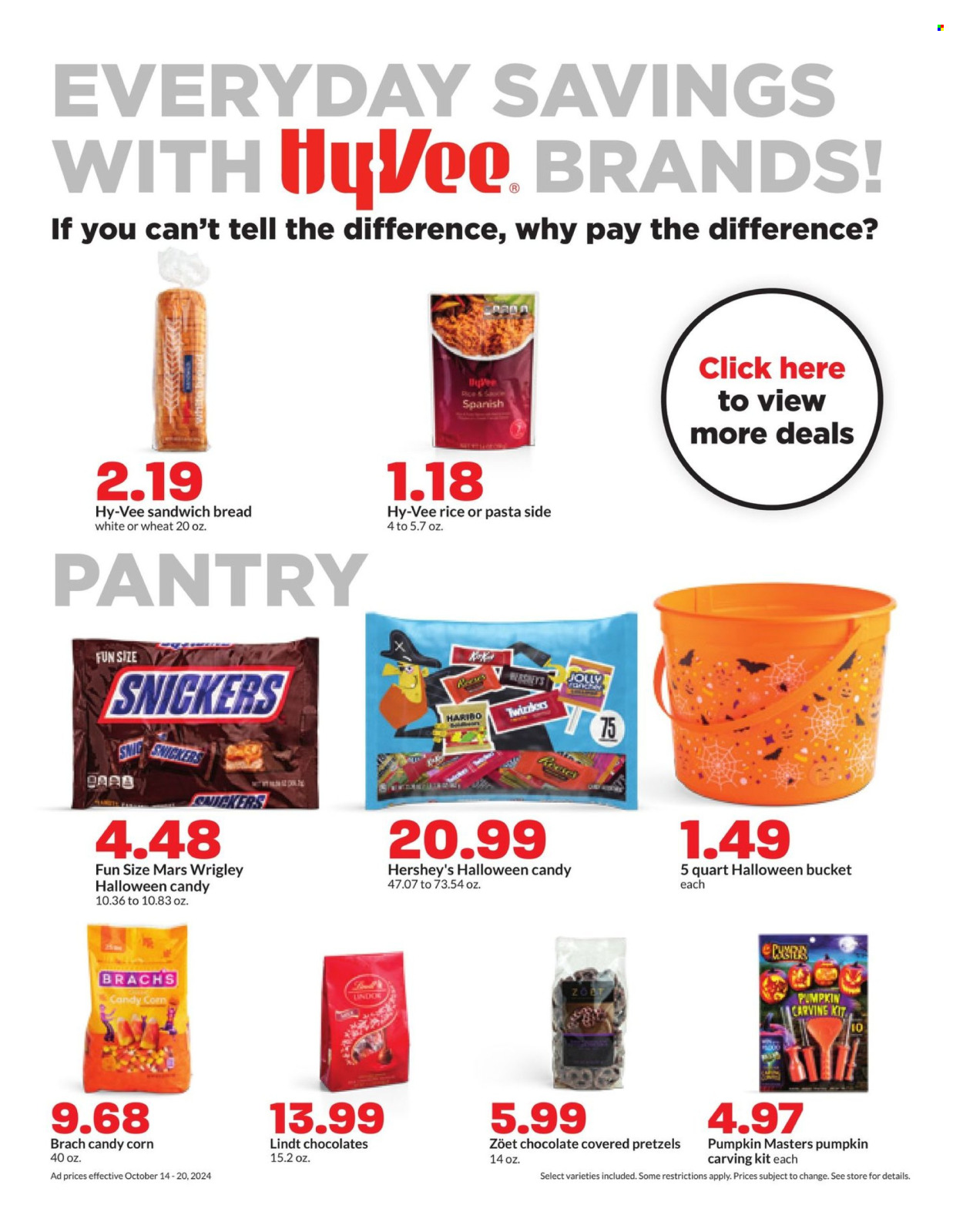 Hy-Vee ad - 10/14/2024 - 10/20/2024. Page 14