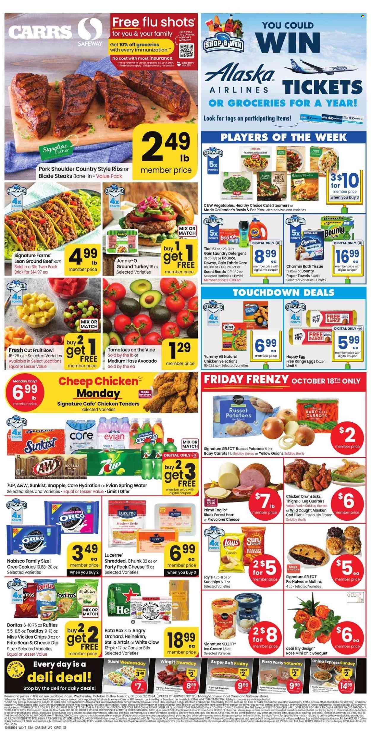 Safeway ad - 10/16/2024 - 10/22/2024. Page 1