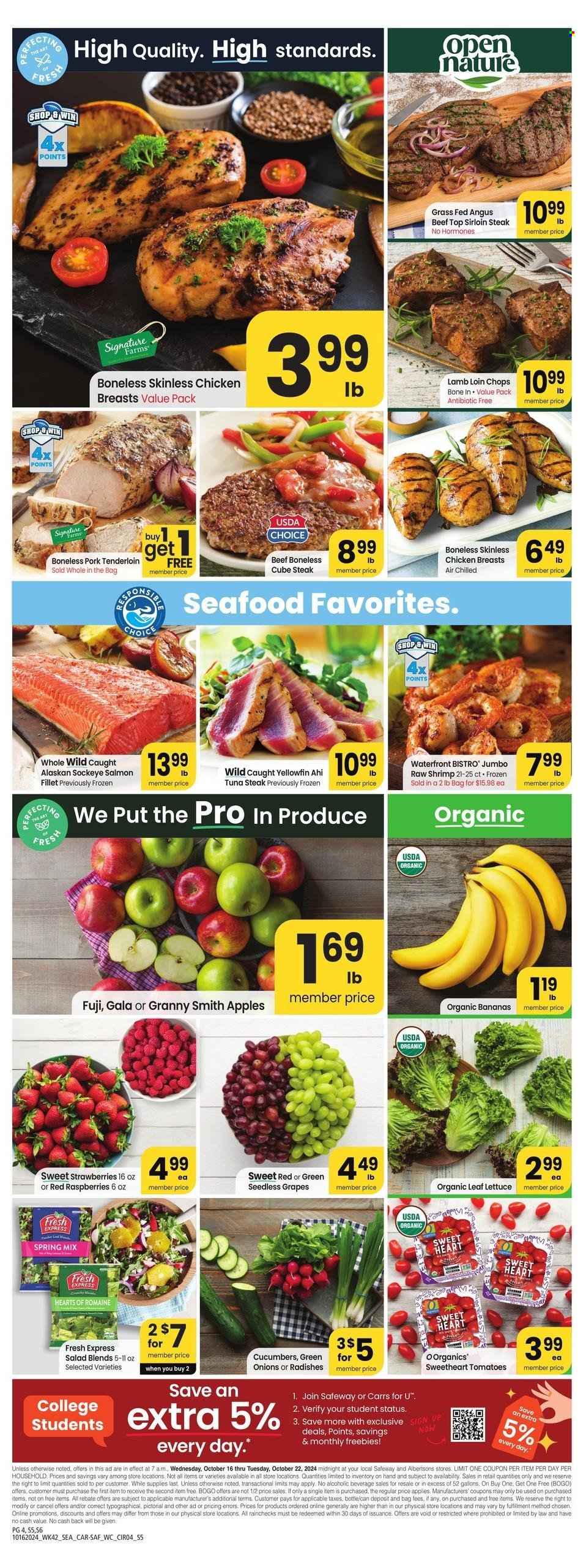 Safeway ad - 10/16/2024 - 10/22/2024. Page 3