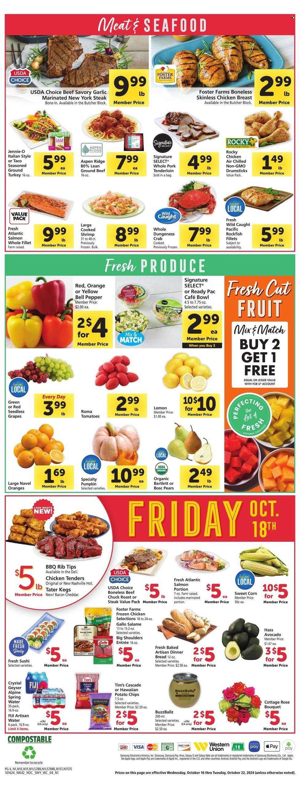 Safeway ad - 10/16/2024 - 10/22/2024. Page 4