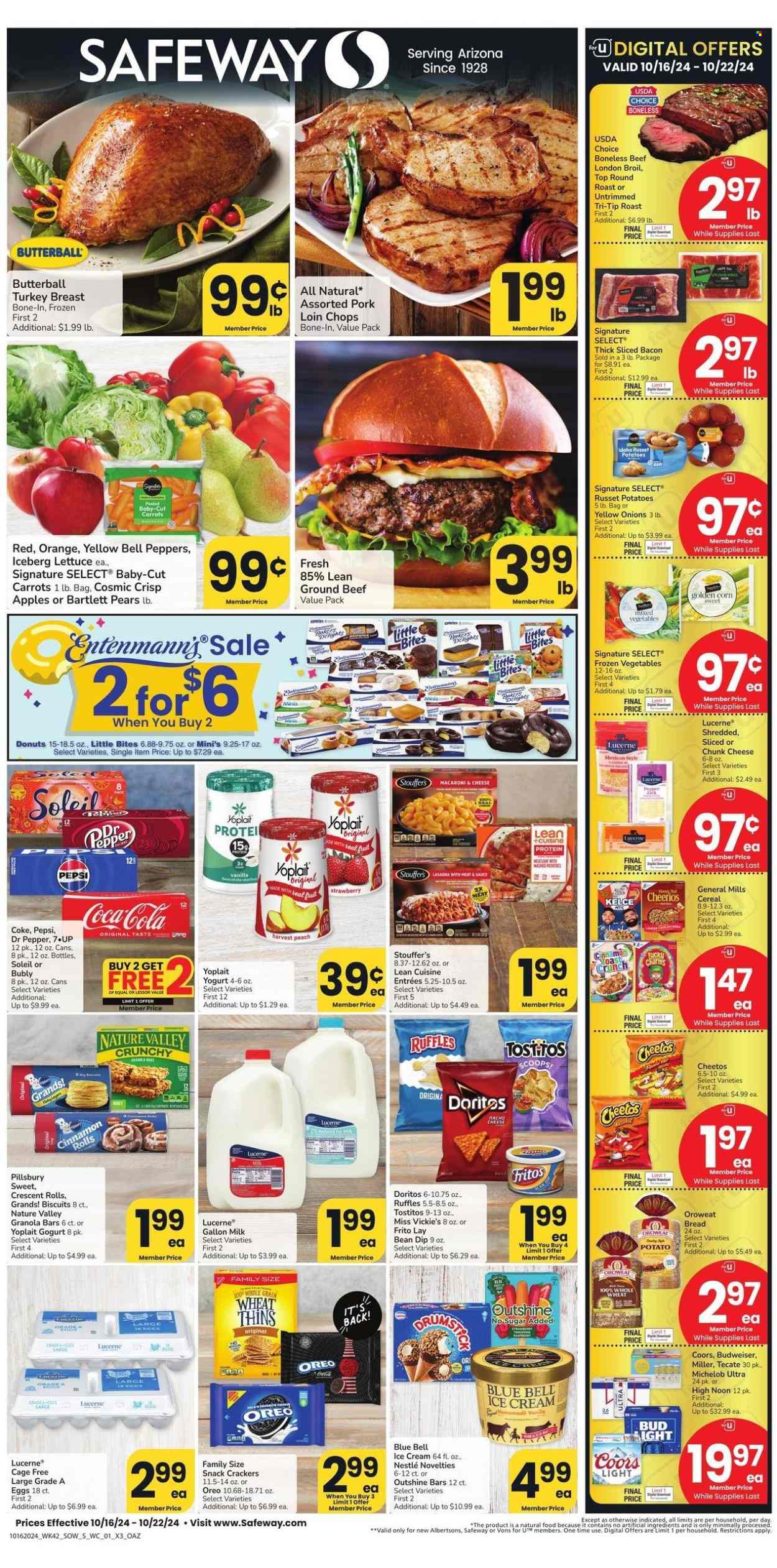Safeway ad - 10/16/2024 - 10/22/2024. Page 1