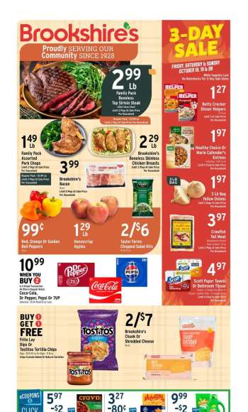 Brookshires Flyer - 10/16/2024 - 10/22/2024.