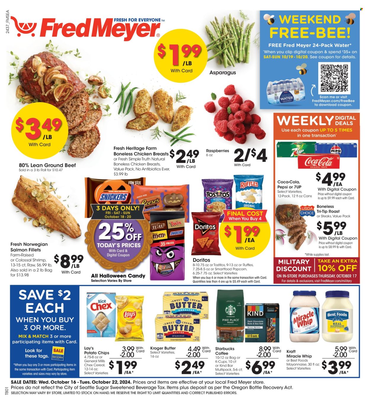 Fred Meyer ad - 10/16/2024 - 10/22/2024. Page 1
