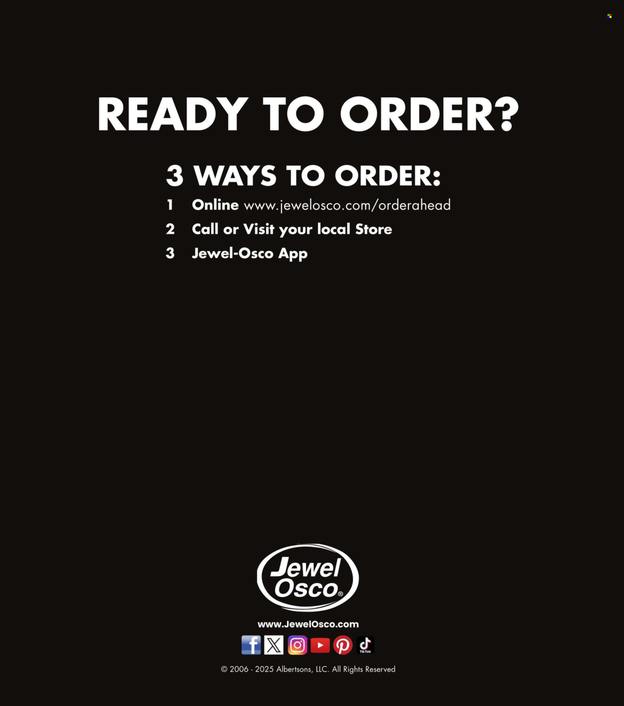 Jewel Osco ad - 10/11/2024 - 08/30/2025. Page 28