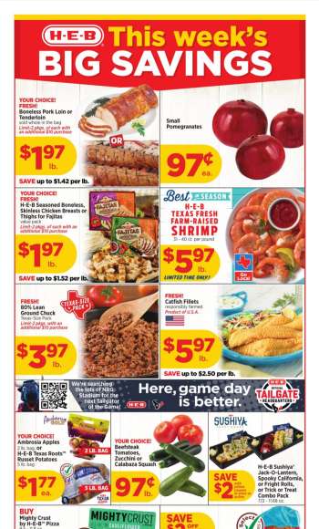 H-E-B Flyer - 10/16/2024 - 10/22/2024.