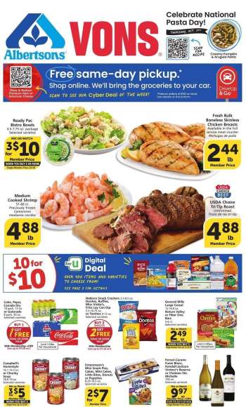 Vons Flyer - 10/16/2024 - 10/22/2024.