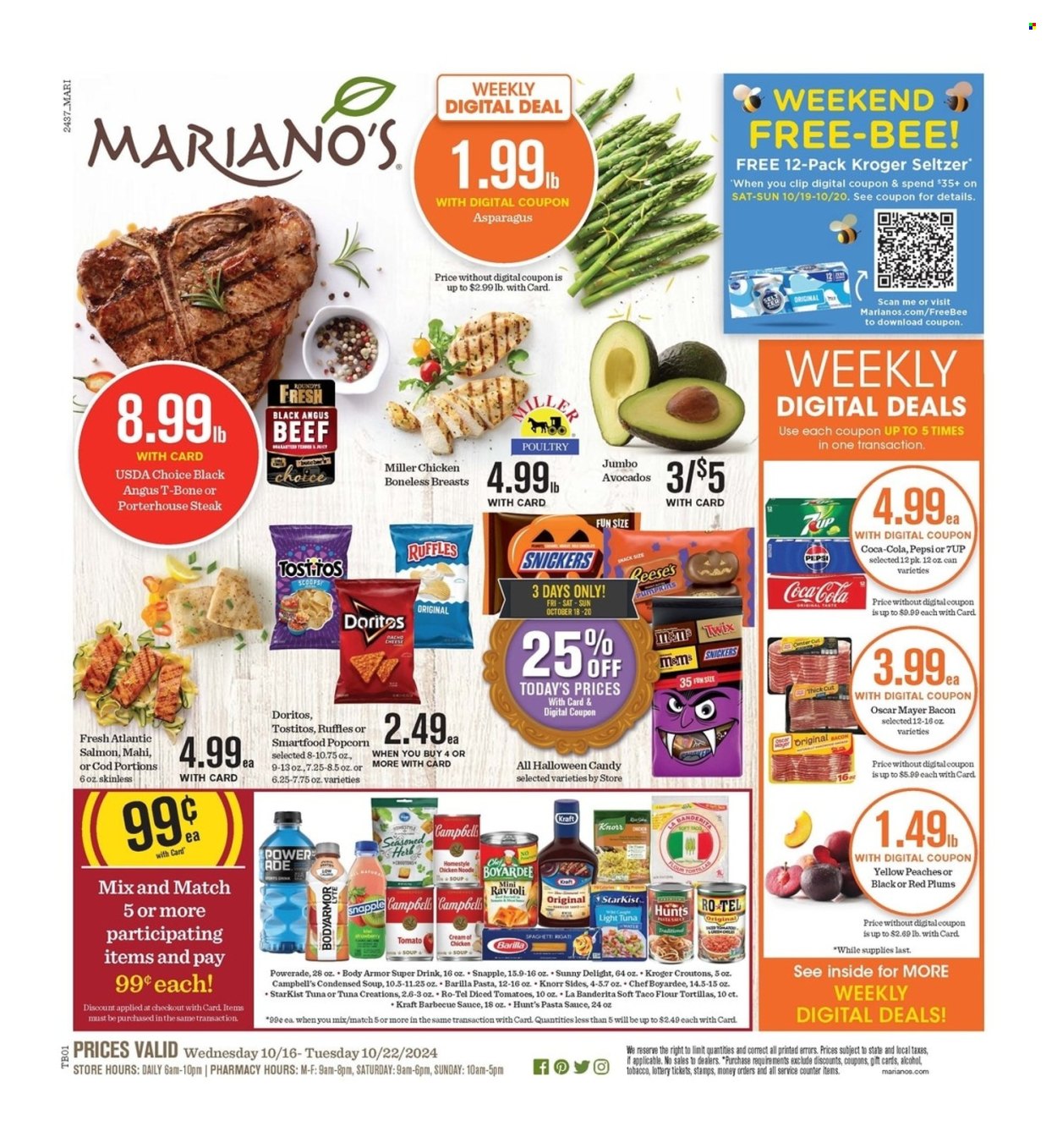 Mariano’s ad - 10/16/2024 - 10/22/2024. Page 1