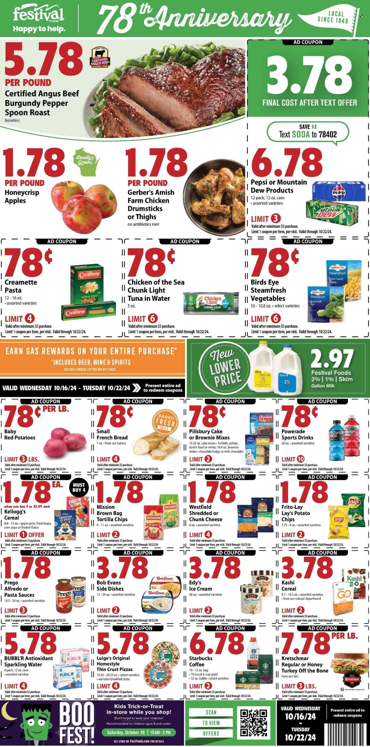 Festival Foods ad - 10/16/2024 - 10/22/2024. Page 1