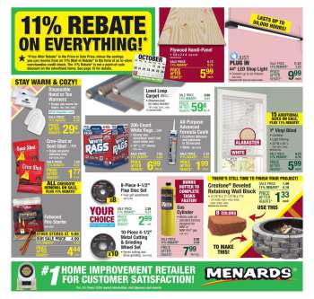 Menards Flyer - 10/17/2024 - 10/27/2024.