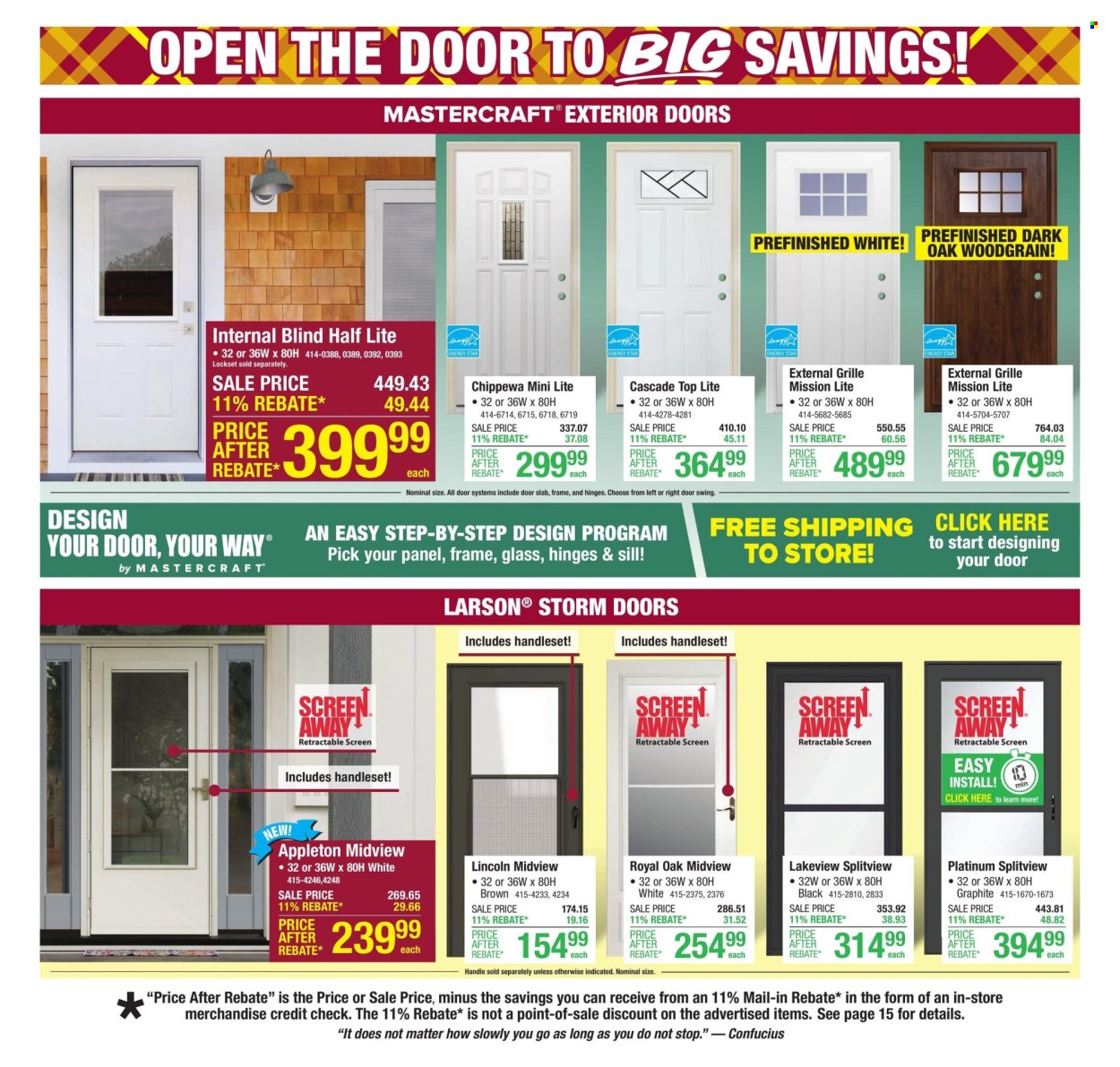 Menards ad - 10/17/2024 - 10/27/2024. Page 9