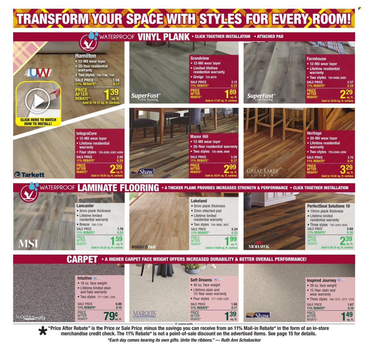 Menards ad - 10/17/2024 - 10/27/2024. Page 14