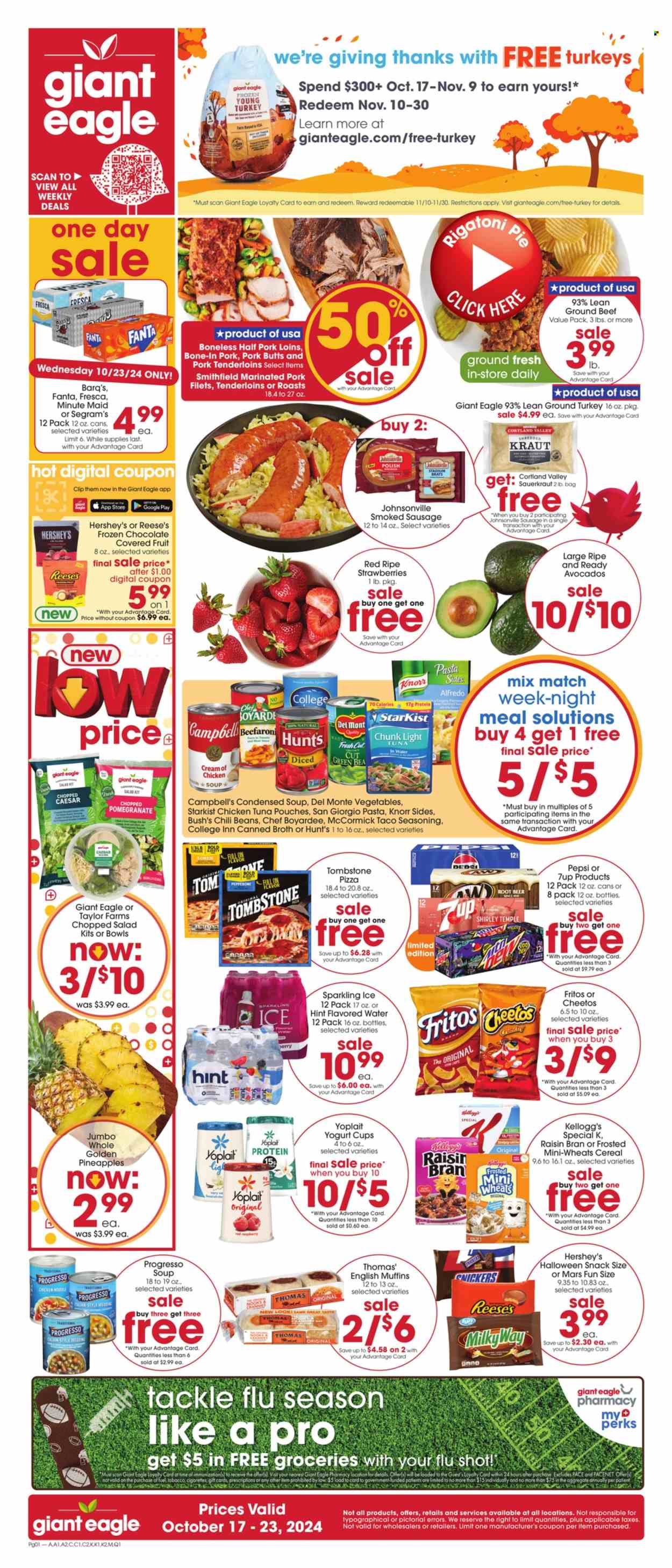 Giant Eagle ad - 10/17/2024 - 10/23/2024. Page 1