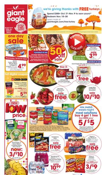 Giant Eagle Flyer - 10/17/2024 - 10/23/2024.