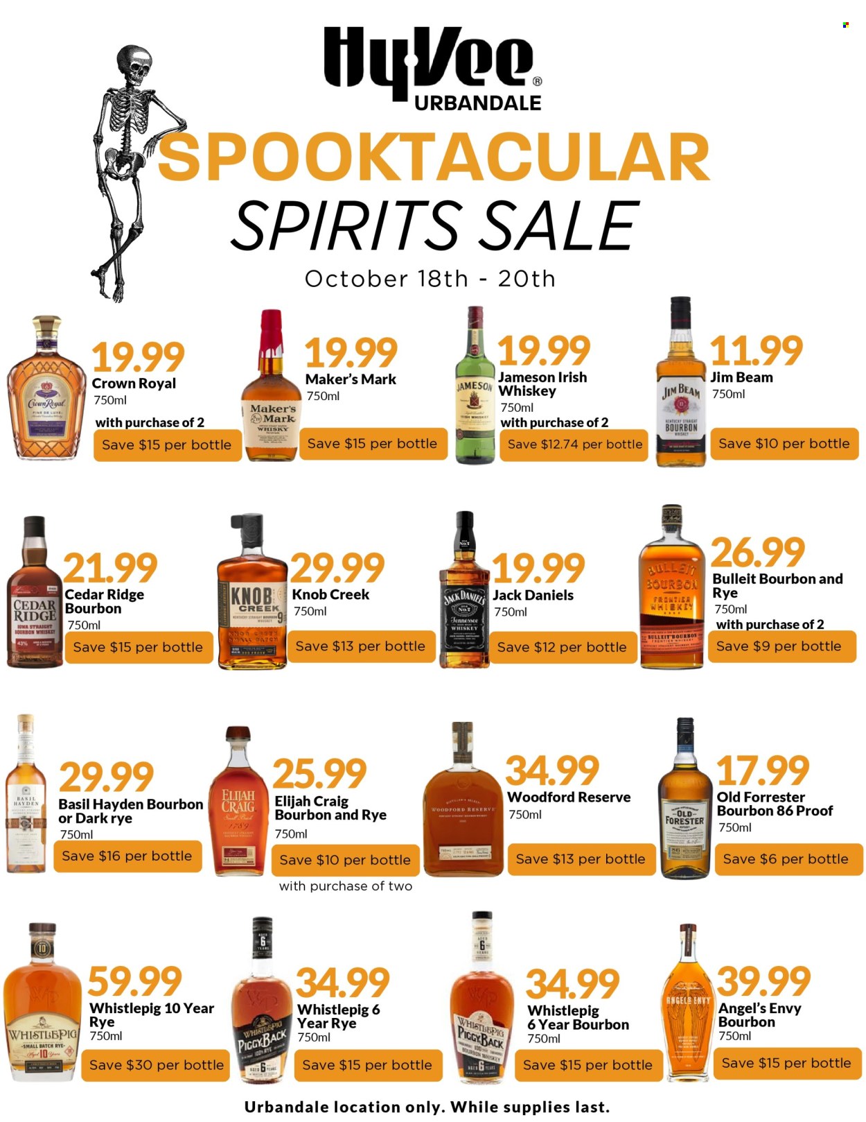 Hy-Vee ad - 10/18/2024 - 10/20/2024. Page 1