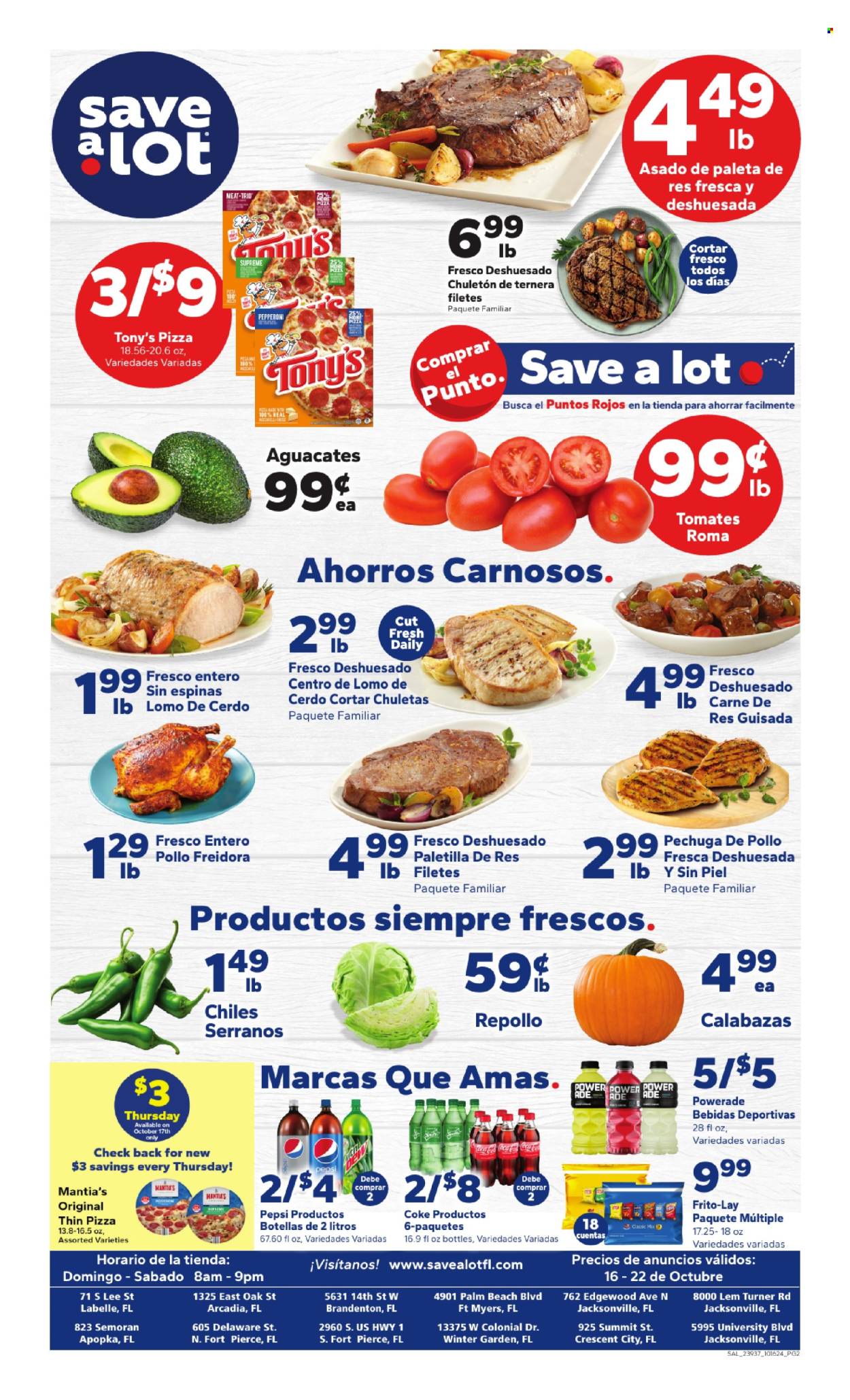 Save a Lot ad - 10/16/2024 - 10/22/2024. Page 2
