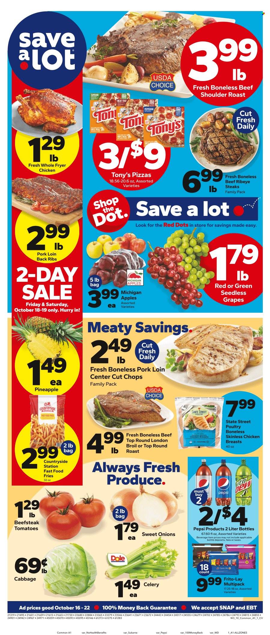 Save a Lot ad - 10/16/2024 - 10/22/2024. Page 1