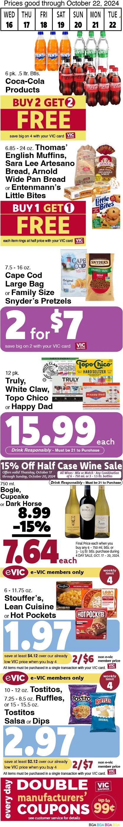 Harris Teeter ad - 10/16/2024 - 10/22/2024. Page 12