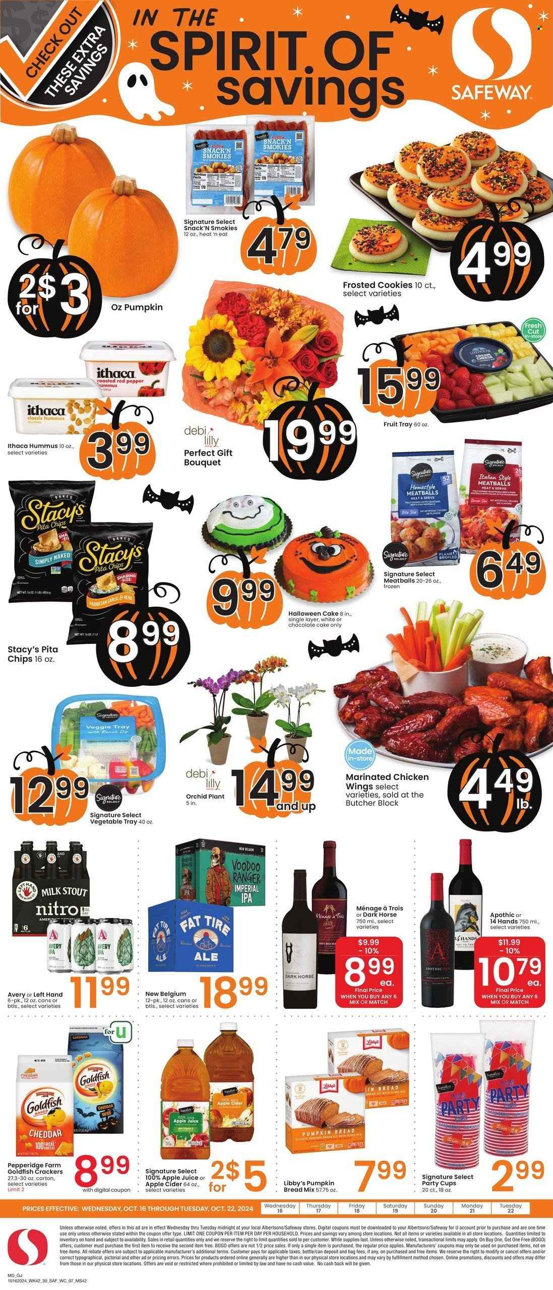 Safeway ad - 10/16/2024 - 10/22/2024. Page 1