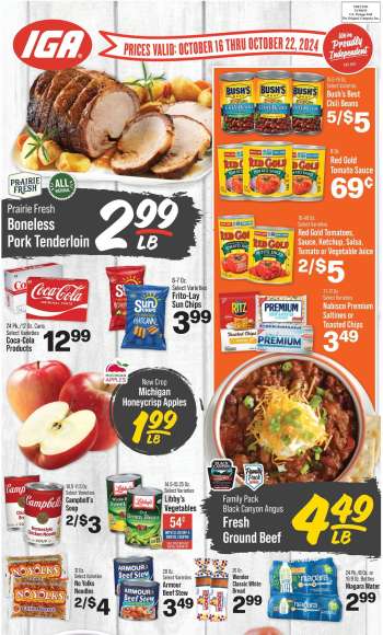 IGA Flyer - 10/16/2024 - 10/22/2024.