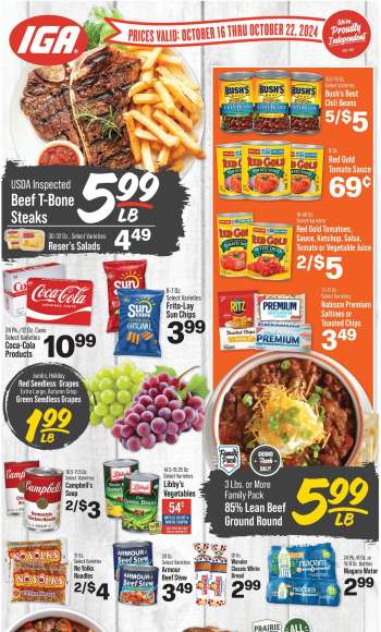 IGA Flyer - 10/16/2024 - 10/22/2024.