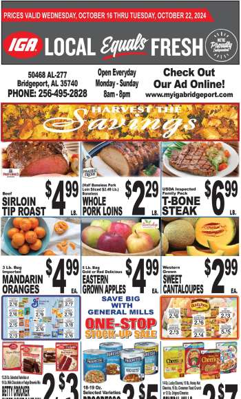 IGA Flyer - 10/16/2024 - 10/22/2024.