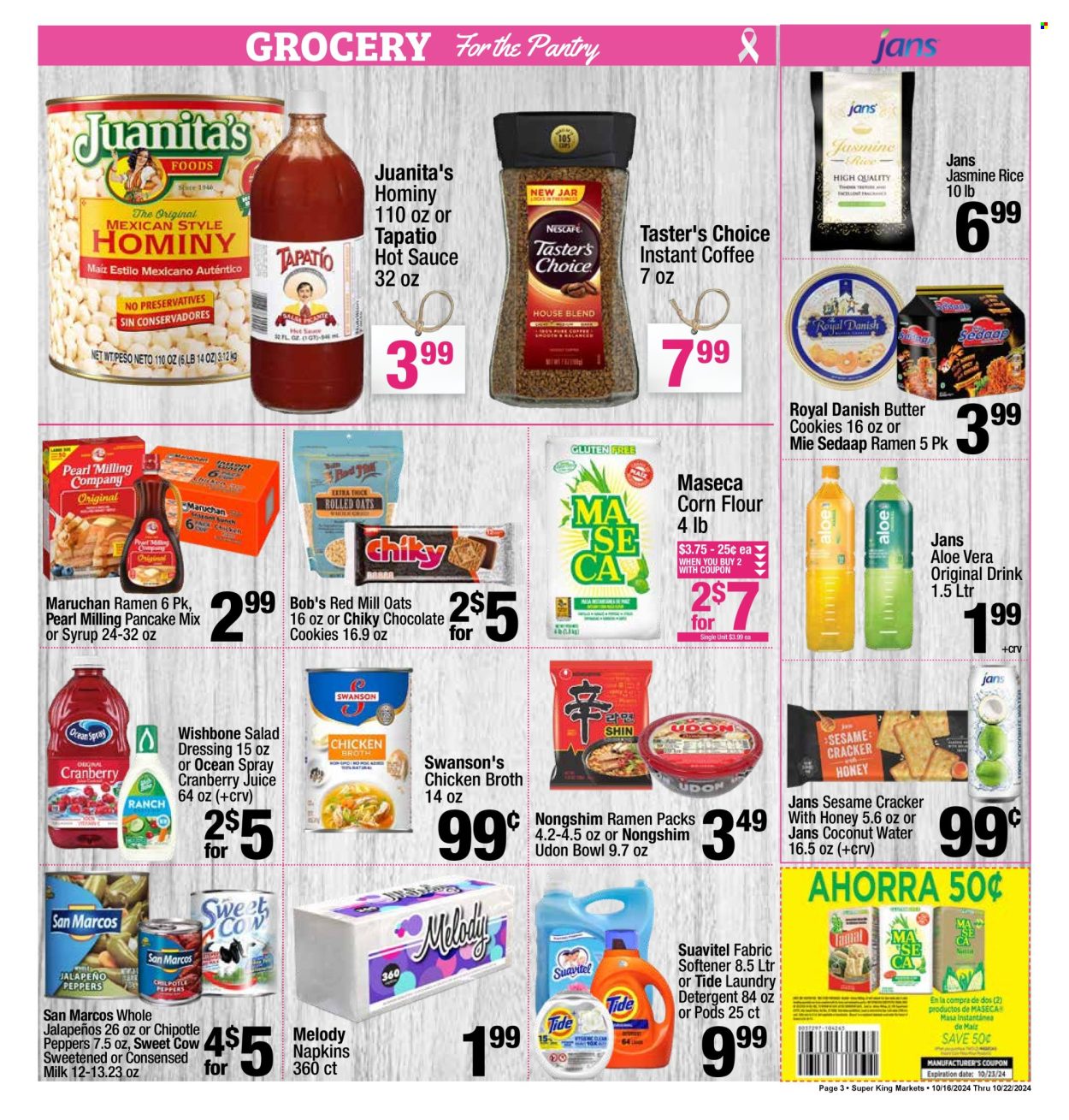 Super King Markets ad - 10/16/2024 - 10/22/2024. Page 3